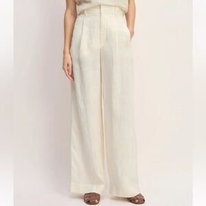 Everlane Cream Wide Leg Pants